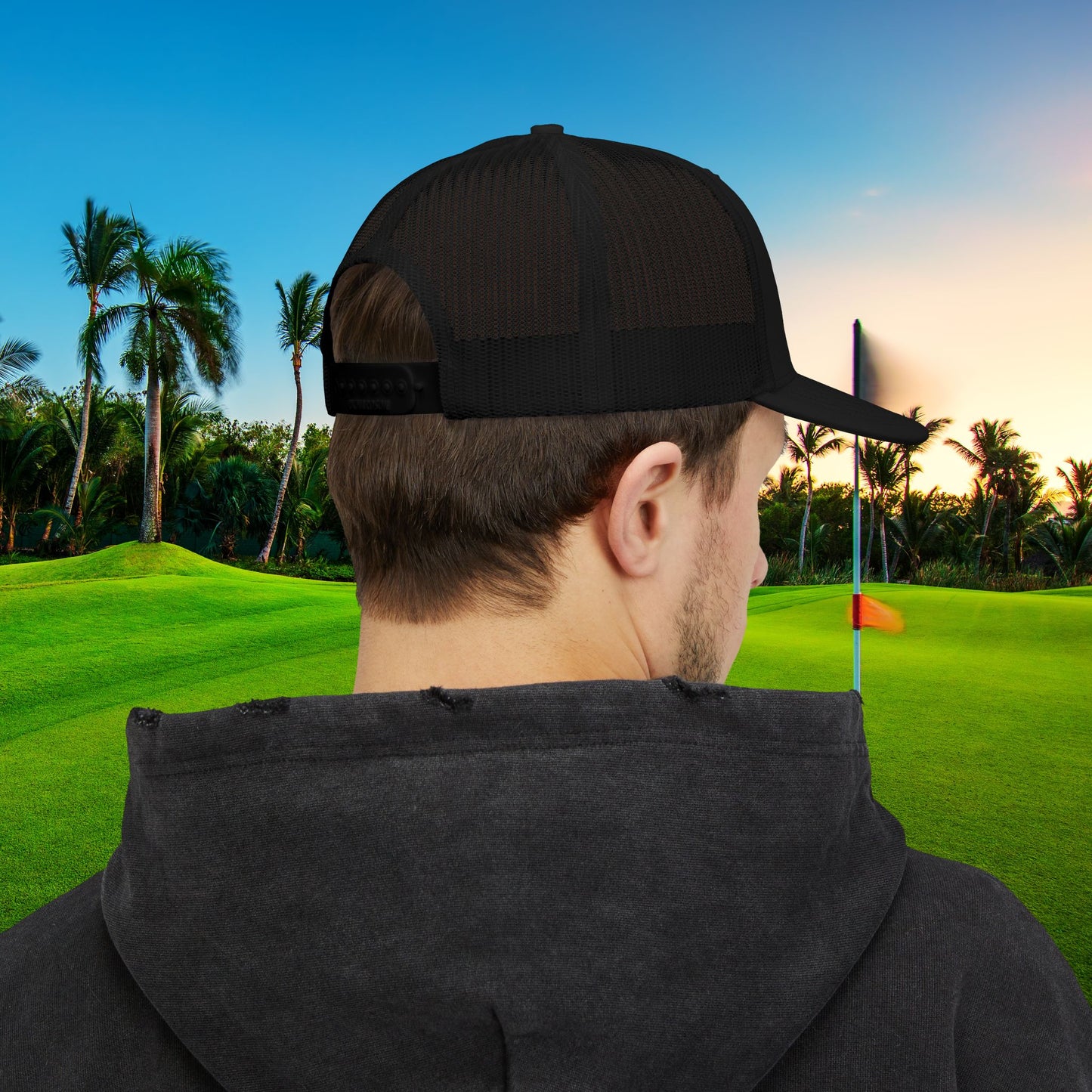 Rez Life Black Edition – Black Snapback hat, white embroidery (classic and bold) Vibes by Printify