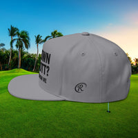 Flat Bill Cap (Embroidery) by Printify