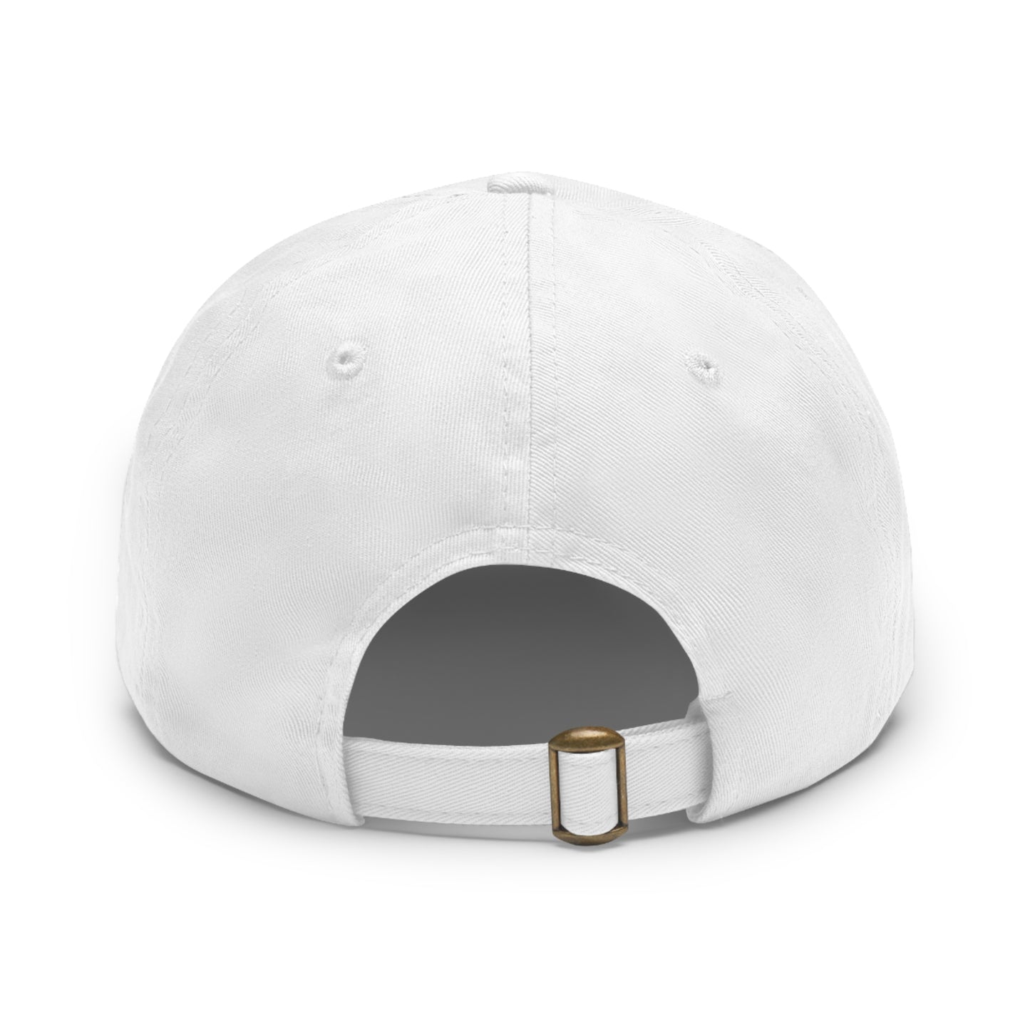 Rez Life White Edition – White hat, Leather Patch (Clean and Minimal) Vibes by Printify