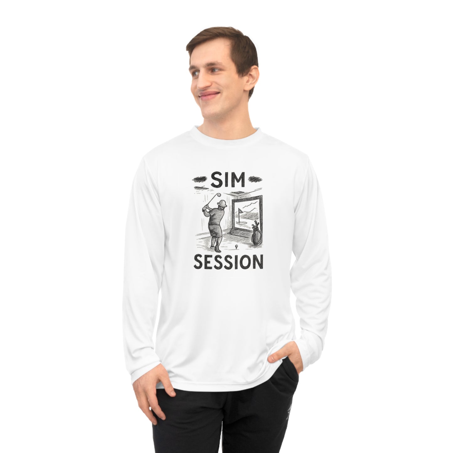 Sim Session Performance Long Sleeve by Printify